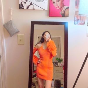 H&M rib knit dress (innovation co-exist story)